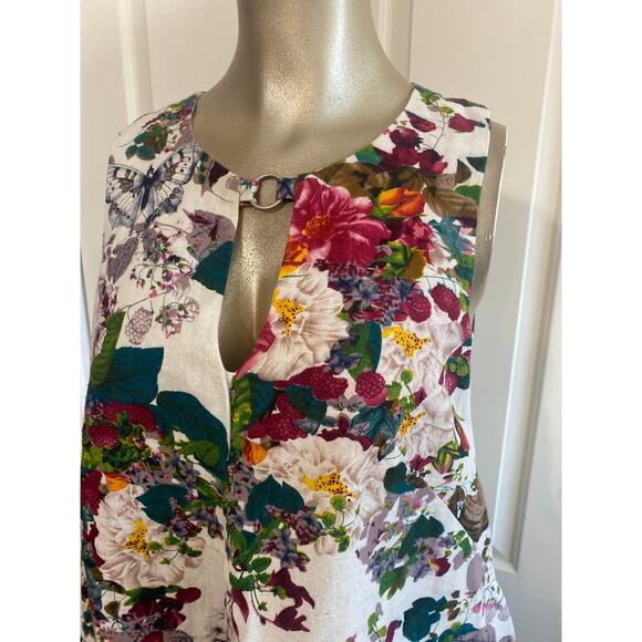 UMGEE USA Dress Women Small Floral Butterfly Babydoll Mini Boho Fairy Cottage - Picture 9 of 9